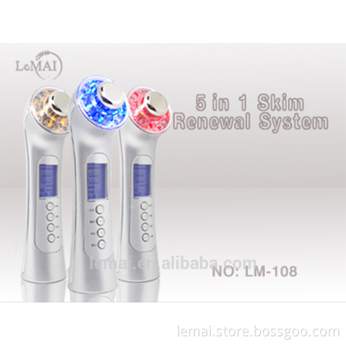 5 in 1 facial Ultrasonic beauty & health instrument facial Healthcare massager Beauty Equipment Personal Care